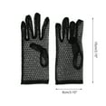 thumbnail image 3 of Unique Bargains 1 Pair Sunblock Mittens Mesh Sun Block Driving Gloves for Women Light Black, 3 of 5