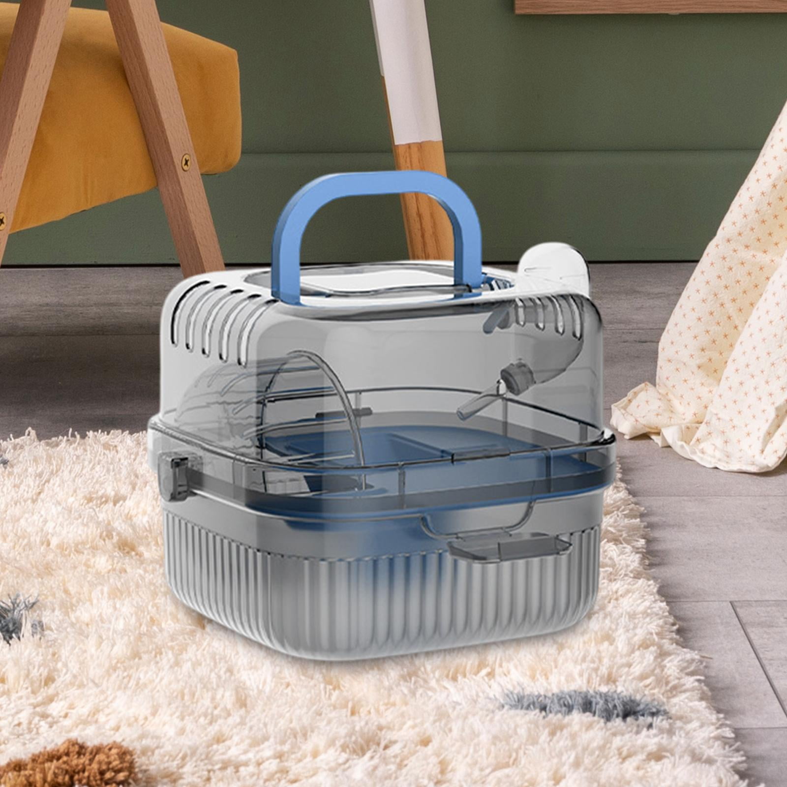 Bothyi Portable Hamster Cage Hamster Carry Case Cage Exercise Playing House Ventilation