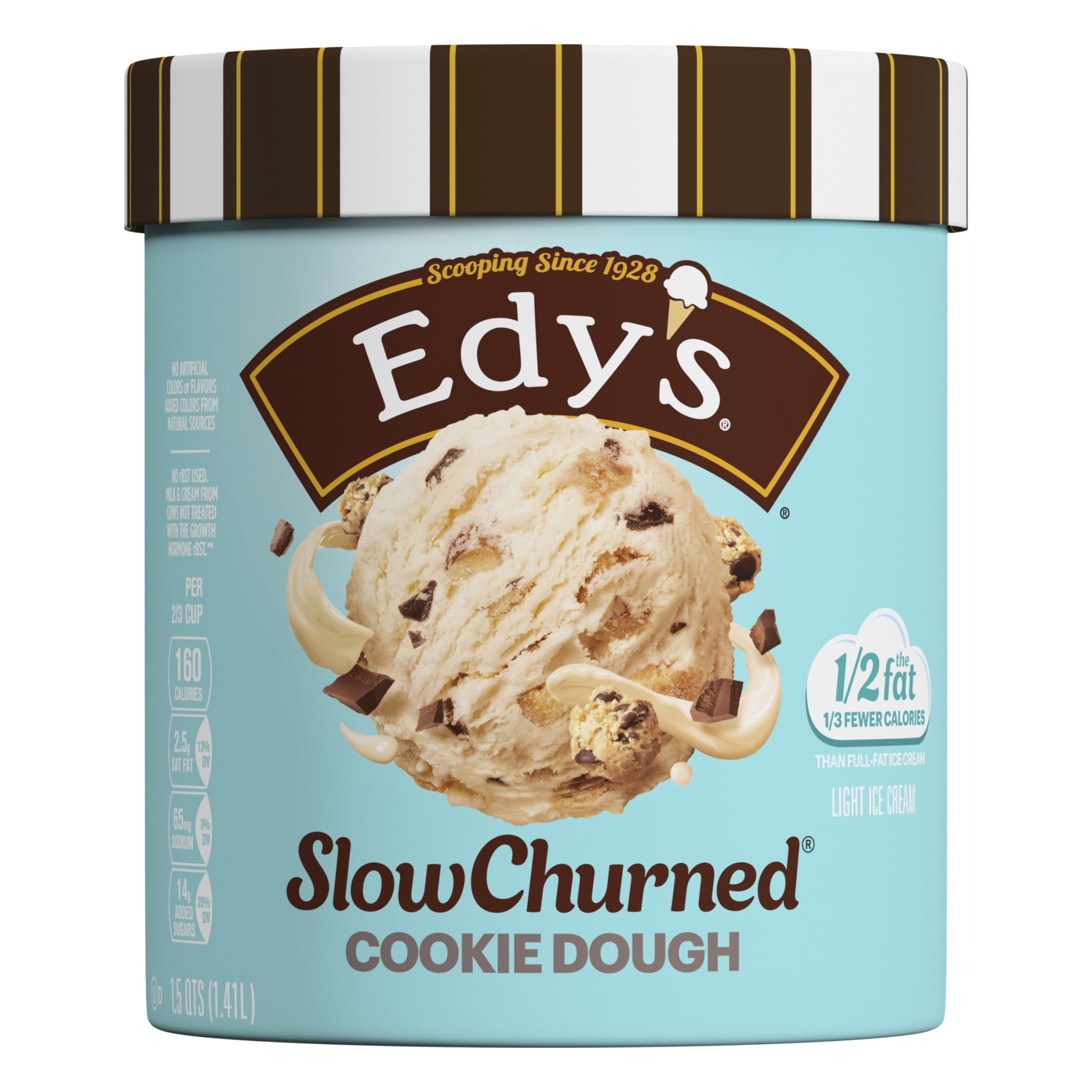 Edy’s/Dreyer’s Slow Churned Cookie Dough Light Ice Cream, 1.5 Qt