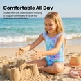 thumbnail image 2 of Mermaid Scale Print One Piece Swimwear Cosplay Bathing Suits Cute Kids Princess Beach Swimsuit for Kids Girls 7-8 Years, 2 of 11