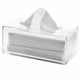 thumbnail image 1 of Soporte para Caja de Pañuelos de Acrílico Transparente con Cubierta, Caja Dispensadora de Pañuelos Faciales para Encimera, Hoja Secadora de Plástico Transparente A, 1 of 7