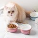 thumbnail image 3 of Lojalitet Cuencos para Gatos, Juego de Cuencos de Agua y Comida de cerámica para Cachorros, Cuencos para Mascotas en Interiores con Soporte, 3 of 5