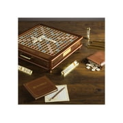 WS Game Company Scrabble Luxury Edition with Rotating Wooden Board Game