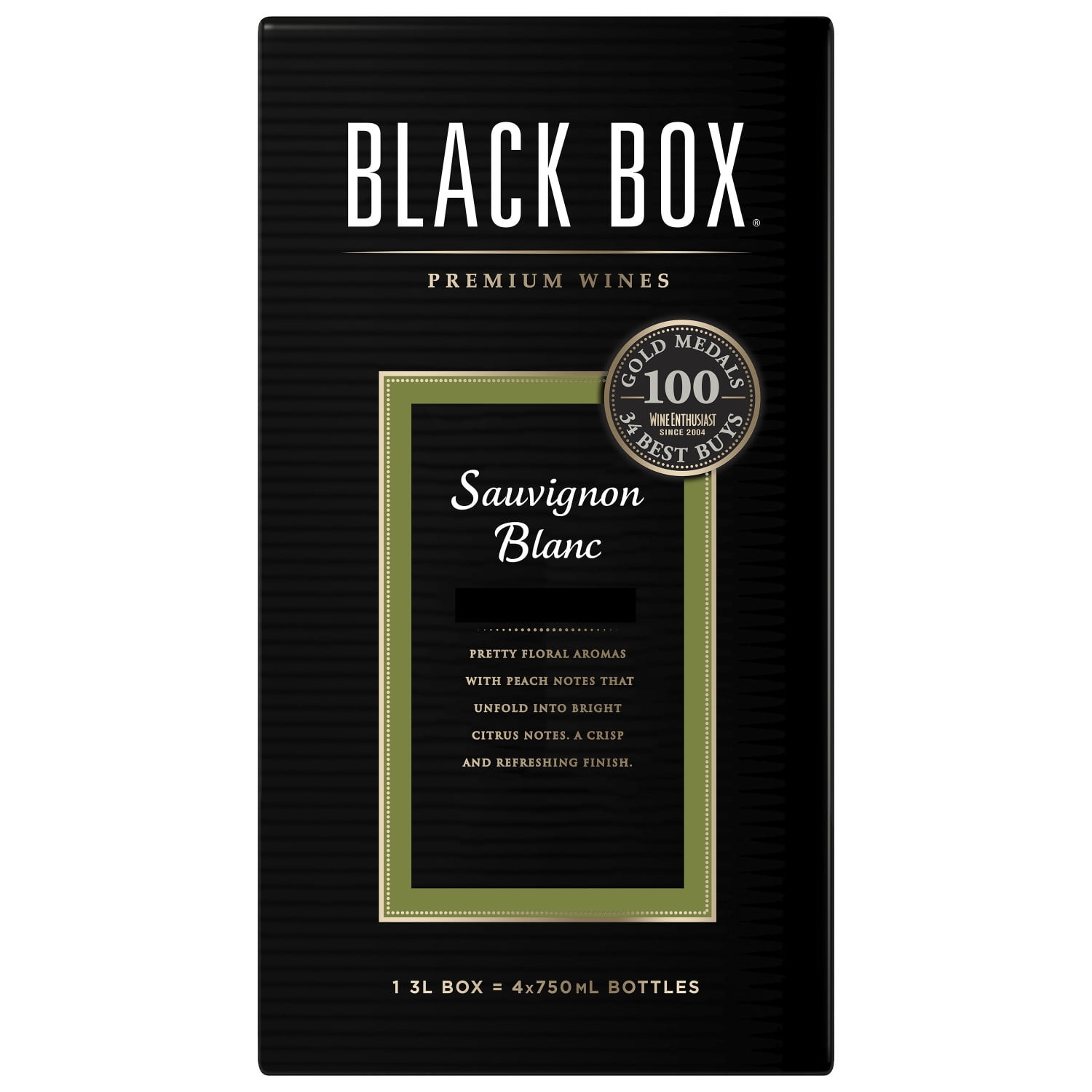 Black Box Sauvignon Blanc White Wine, 3 L Box