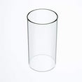 thumbnail image 1 of Hurricane Glass Lantern, Open Both Ends, 12cm Wide x 15cm High, Clear, 1 of 4