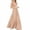 Rose Gold, variant on Antinious Women Sleeveless Solid Backless V-Neck Evening Formal Long Dress