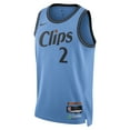 thumbnail image 2 of Unisex Nike Kawhi Leonard Light Blue LA Clippers 2024/25 Swingman Player Jersey - City Edition, 2 of 3