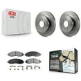 thumbnail image 1 of Transit Auto Front Disc Brake Rotors and Ceramic Pads Kit for Car 2003-2004 Dodge Dakota K8T-100217, 1 of 11