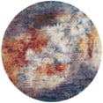 thumbnail image 2 of Safavieh Gypsy Ulric Abstract Area Rug, Rust/Ivory, 3' x 3' Round, 2 of 8