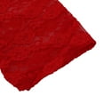 thumbnail image 3 of Adult Women Lace Full Finger Mittens Outdoor Sun Resistant Long Gloves Red Pair, 3 of 3