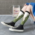 thumbnail image 5 of Naloa golf ball perched on a tee Knee Socks, High Socks Long Stretchy Sock Women Knee High Stocking, Long Socks for Women, 5 of 6