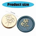 thumbnail image 5 of Flower Series Wax Seal Stamp Bikes Sealing Wax Stamp for Invitation Scrapbooking Envelopes Cards Letter Decorations, 5 of 21