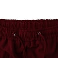 thumbnail image 6 of VBTAPA Mens Casual Shorts Elastic Waist Drawstring Shorts Summer Beach Linen Shorts with Pockets Red S, 6 of 8