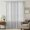 Black, variant on Black White Striped Sheer Curtains 72 Inches Long, Modern Farmhouse Geometric Light Filering Curtains, Breathable Simi Curtain Privacy Drapes for Living Room Bedroom Lightweight Window Treatment