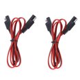 thumbnail image 1 of Esquirla 1M Solar Panel Battery Adapter Automotive Extension Cable 18AWG SAE Male to Male, 1 of 8
