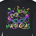 thumbnail image 4 of Inktastic Mardi Gras Masks and Beads Long Sleeve T-Shirt, 4 of 5
