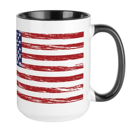 

CafePress - American Flag Mug - 15 oz Ceramic Large Mug