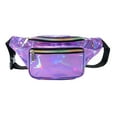 thumbnail image 2 of C.T.Soarsky Women's Belt Bags Fanny Pack Sparkly Outfits for Women Girls Festival Rave Waist Bag-Purple, 2 of 7