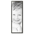 thumbnail image 2 of ArtToFrames 14" x 41" Black Square with Gold Beads Picture Frame, 14x41 inch Black Wood Poster Frame (WOM-5021), 2 of 7
