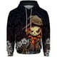 thumbnail image 3 of Sudadera con capucha informal para hombre con estampado de espantapájaros y cabeza de calabaza de otoño Novedades en sudaderas y sudaderas Sudadera con capucha holgada Ropa, 3 of 5