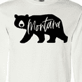 thumbnail image 4 of Inktastic Montana Black Bear Silhouette Long Sleeve T-Shirt, 4 of 5