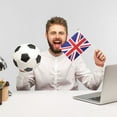 thumbnail image 5 of ADDHAT 50Pcs Hand Waving UK Flags Polyester Assorted Color Rectangle For Sports Events Home Decoration Yard, 5 of 8