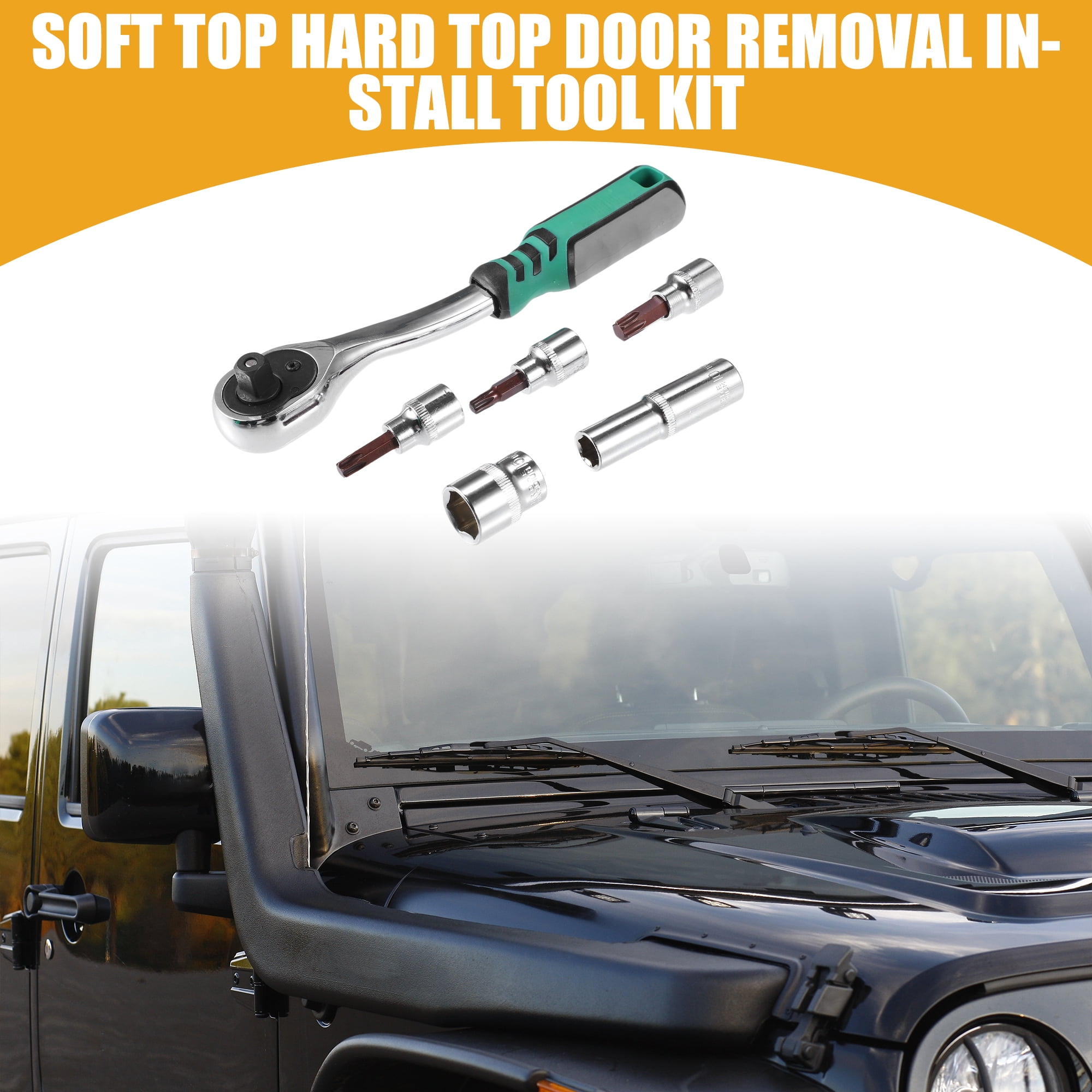 Unique Bargains Soft Hard Top Door Removal Tool for Jeep Wrangler JL JK 2007-2022