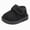 Black, variant on NOLDARES Boys Girls Snow Boots Waterproof Easy-On Non-Slip Winter Boots for Toddler, Little & Big Kids,Y148-Pink