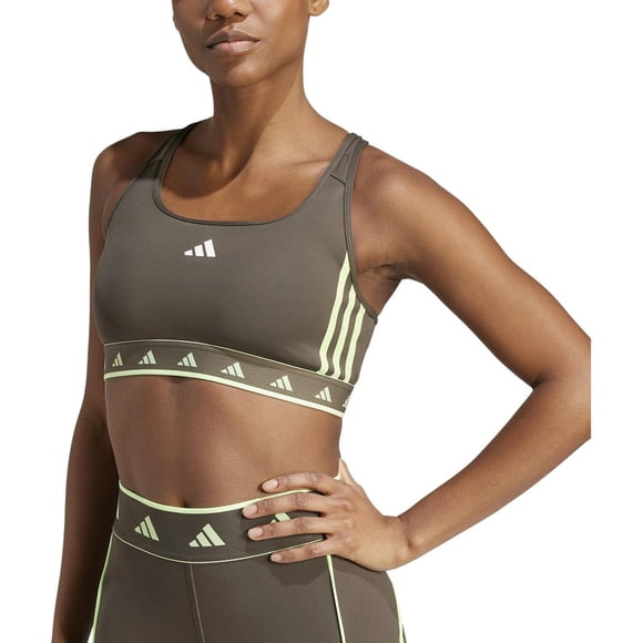 Top Deportivo adidas Mujer Powerreact Hyperglam Verde verde SAB