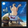 thumbnail image 3 of Great Art Now Bath by Ronald West, 2 Piece Framed Art Set Each 13"W x 13"H, 3 of 3