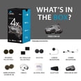 thumbnail image 2 of Intercomunicador Bluetooth Cardo Systems Freecom 4X individual negro, 2 of 9
