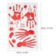 thumbnail image 2 of Scary Wall Decal Halloween Bloody Handprint Wall Sticker 4Sets, 2 of 5