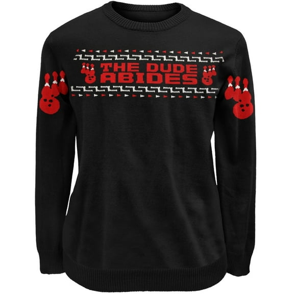 Big Lebowski - Dude Abides Bowlers Sweater - 2X-Large
