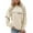 Beige, variant on Blmnix Workout Womens Boho Tops Loose Fit Pullover T Shirts Green Crew Neck Long Sleeve Country Concert Tops for Women,S