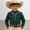 Dark Green, variant on Boys Girls Western Cowboy Shirts Retro Short/Long Sleeve Button Down Shirt Floral Pockets Outfit Top, Retro Country Tops Outfit(Red,6-7 Years)