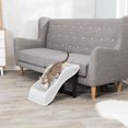 thumbnail image 2 of TRIXIE 3 Step Pet Stairs, Lightweight & Collapsible, Easy to Store, Non-Slip Treads, Gray, 2 of 6