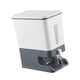thumbnail image 4 of Dispensador de arroz Sunnimix 10 kg Contenedor de alimentos con tapa sellada gris, 4 of 7