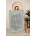 thumbnail image 2 of LaModaHome Area Rug Non-Slip - Grey Line Soft Machine Washable Bedroom Rugs Indoor Outdoor Bathroom Mat Kids Child Stain Resistant Living Room Kitchen Carpet 2 x 3.3 ft (202), 2 of 5