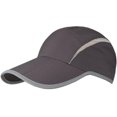 thumbnail image 2 of Foldable Mesh Sports Cap With Reflective Stripe Breathable Sun Runner Cap, 2 of 5