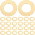 thumbnail image 1 of 50pcs Flat Washer Plated Replacement Washer Fixing Hardware For Outdoor Use Repair, 1 of 8
