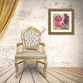 thumbnail image 3 of Venter, Tandi 20x20 Gold Ornate Wood Framed with Double Matting Museum Art Print Titled - Peony Patterns I, 3 of 4