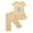 Khaki, variant on Zwiiyzr 1-10 Years Little & Big Girl Summer Outfits Cartoon Ruffle Short Sleeved Flutter Sleeve Elastic Waist Cropped Pants Daisy 2Pcs Clothing Set Hot Pink