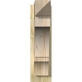 thumbnail image 2 of Ekena Millwork 6"W x 18"D x 22"H Balboa Rough Sawn Arts and Crafts Outlooker, Douglas Fir, 2 of 4