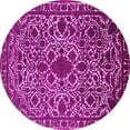 thumbnail image 1 of Ahgly Company Indoor Round Oriental Pink Industrial Area Rugs, 8' Round, 1 of 4