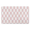 thumbnail image 1 of Elegant Checkered Bath Mat - Non-Slip, Absorbent | Machine Washable | Perfect for Bathroom | Cute Small Indoor Doormat | 20x32 inches, 1 of 5