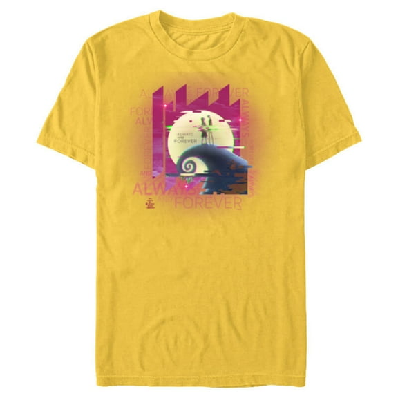 Tim Burton’s Nightmare Before Christmas Always and Forever - Short Sleeve Blended T-Shirt for Adults - Customized-Putty Snow Heather