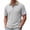 Gray, variant on Plaid Polo Mens Summer Short Sleeve Casual Office Button Fitness Clothes for Men Shirts Collared