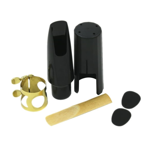 Tenor Saxophone Mouthpiece Set with Cap, Metal Buckle, , and Mouthpiece Patches Pads Cushions