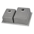 thumbnail image 5 of Ruvati 33 x 22 inch Drop-in Topmount Kitchen Sink 16 Gauge 60/40 Double Bowl, 5 of 10