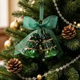 thumbnail image 5 of Clearance! Christmas Ornaments Dark Green Frosted Gradient Decorations, Xmas Tree Hanging Pendants, Seasonal Indoor Outdoor Decor for Christmas Tree Mantel Wall, 5 of 7